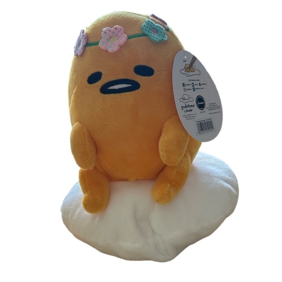 Sanrio Other - 💜 Gudetama lazy egg flower plush